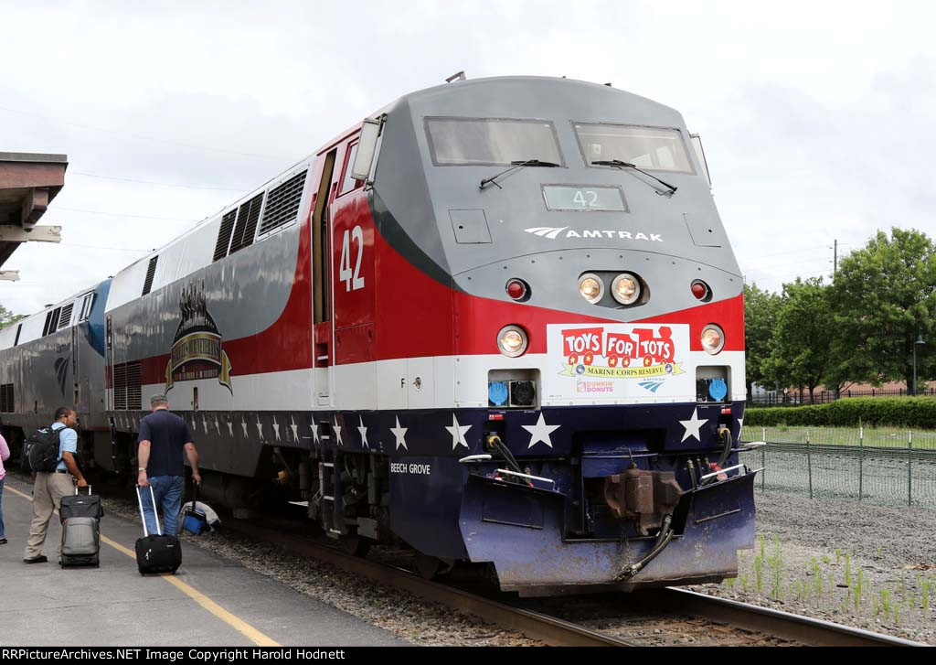 AMTK 42 on the Carolinian (train 80)